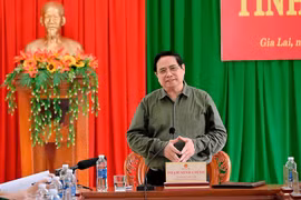 Prime Minister Pham Minh Chinh commended the authorities and people of Gia Lai province for their efforts in combating the storm.