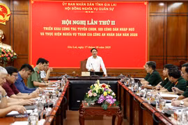 The Second Conference on the Implementation of Recruitment and Conscription of Citizens for Military Service and the Fulfillment of Obligations to Join the People's Public Security Forces in 2026.
