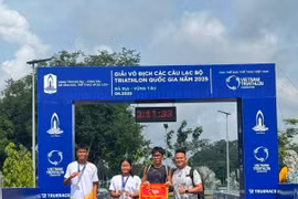 Gia Lai triathlon team builds on aquathlon medals ahead of National Sports Games