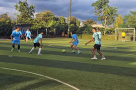 In Ia Bang commune, numerous sports tournaments and football matches are regularly organized. Photo: R’Ô Hok