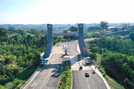 A view of the Lệ Thanh International Border Gate. Photo: Hà Duy