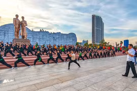Moments Before the Opening Ceremony Honoring Vietnamese Martial Arts