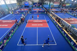 The athletes competed with great enthusiasm, delivering many impressive plays. Photo: H.H
