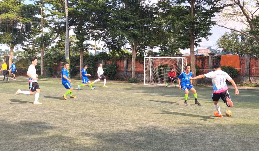 A match in Group B, Western region of the province. Photo: R.H