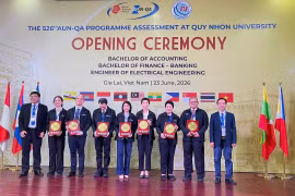 Quy Nhon University Launches External Assessment According to AUN-QA 4.0 Standards for Three Training Programs