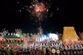 Gia Lai: Low-Altitude Fireworks Display at the "Gong Festival Night" Art Program