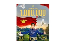 Tùng Dương's music video "Viết tiếp câu chuyện hòa bình" reaches 1 million views within 24 hours of release