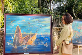 AHùng Hoa Lư exhibition brings Gia Lai’s forests and seas together