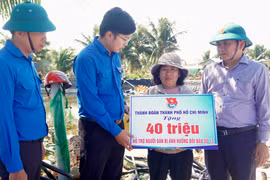 The Gia Lai Provincial Youth Union, in coordination with the Ho Chi Minh City Youth Union, has provided support for the construction of new homes for residents whose houses were destroyed by Storm No. 13.