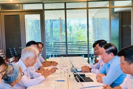 The scene of the working session.
