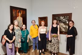 Vietnam-France art exhibition opens in Ho Chi Minh City with Gia Lai’s artists featured