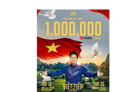 Tùng Dương's music video "Viết tiếp câu chuyện hòa bình" reaches 1 million views within 24 hours of release