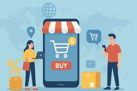 The Ministry of Industry and Trade has just revised its target for e-commerce growth in 2025, raising it to 25.5%. Illustrative photo: M.T