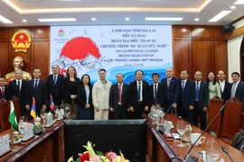 Gia Lai Provincial Leaders Receive Delegation Attending the "Spring Friendship Tour" Program