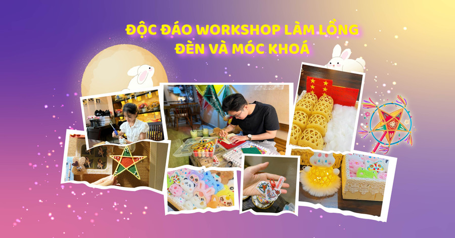 A variety of craft activities for the Mid-Autumn Festival in Gia Lai. Photo: Minh Thư bia.jpg