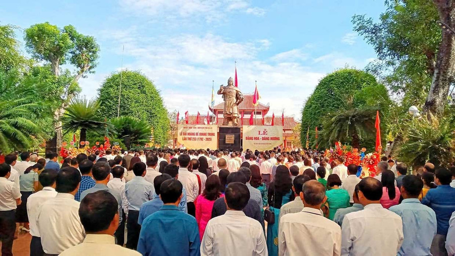 The 223rd death anniversary of Emperor Quang Trung (1792–2025). Photo: Q.V