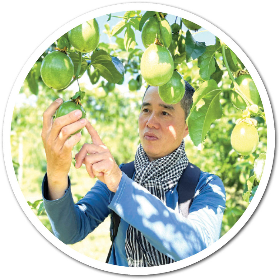 Ông Huỳnh Thành Ngọc, nhà sáng lập, CEO Dự án “Người chiến sĩ nông dân”. Ảnh: Vũ Thảo