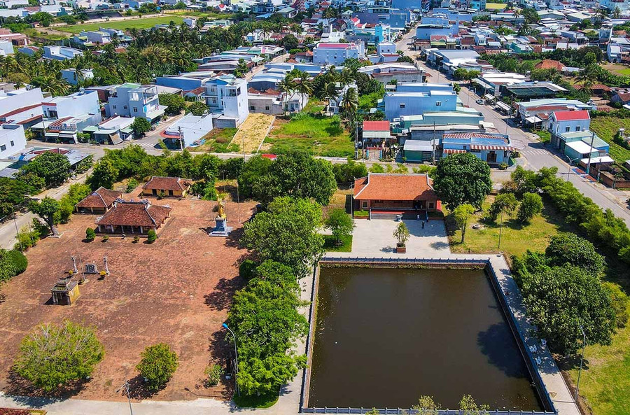 The An Khê Trường heritage site (An Khê ward) serves as the venue for traditional ceremonies and cultural activities in Tây Sơn Thượng Đạo during this Tết season. Photo: Ngọc Nhuận