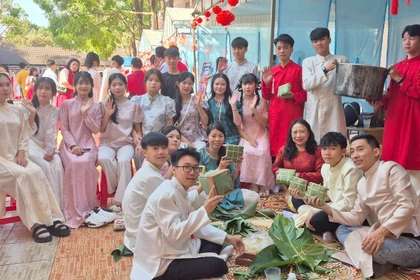 Reenactments of traditional Tet celebrations and charity fundraising activities.