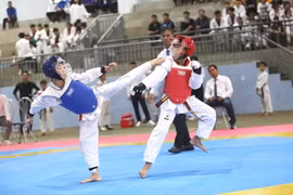 The Vietnam Taekwondo Federation provides technological support for the Gia Lai Provincial Sports Festival.