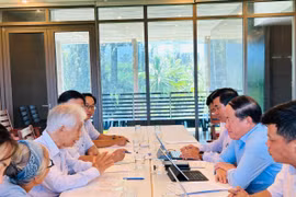 The scene of the working session.