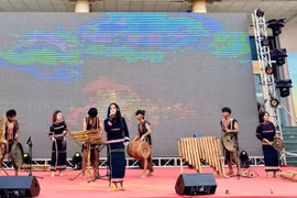 Jrai artisans showcase Central Highlands culture at Vietnam Family Day Festival in Khanh Hoa